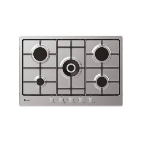 Plaque De Cuisson CANDY 5 Feux Inox (CHW74WX) Plaque De Cuisson CANDY 5 Feux Inox (CHW74WX)